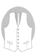 Tweed Vest Outline