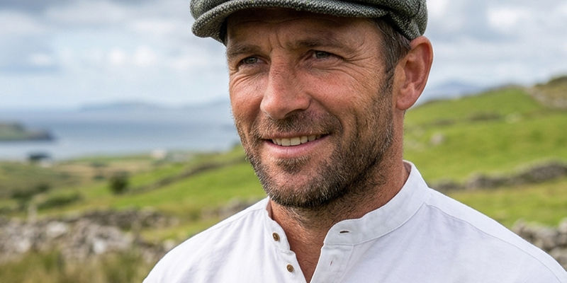 Irish Grandfather Quality linen shirt